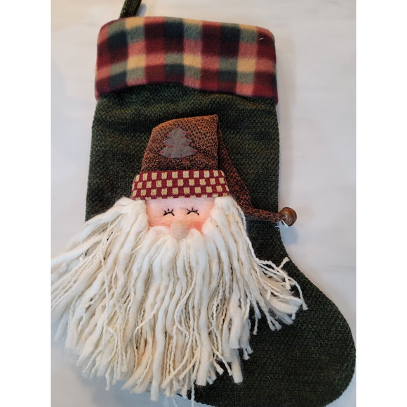 18" Christmas Stocking 3D Santa Claus Design Impressions - Picture 2 of 3